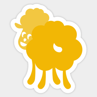 Cute sheep lamb Sticker